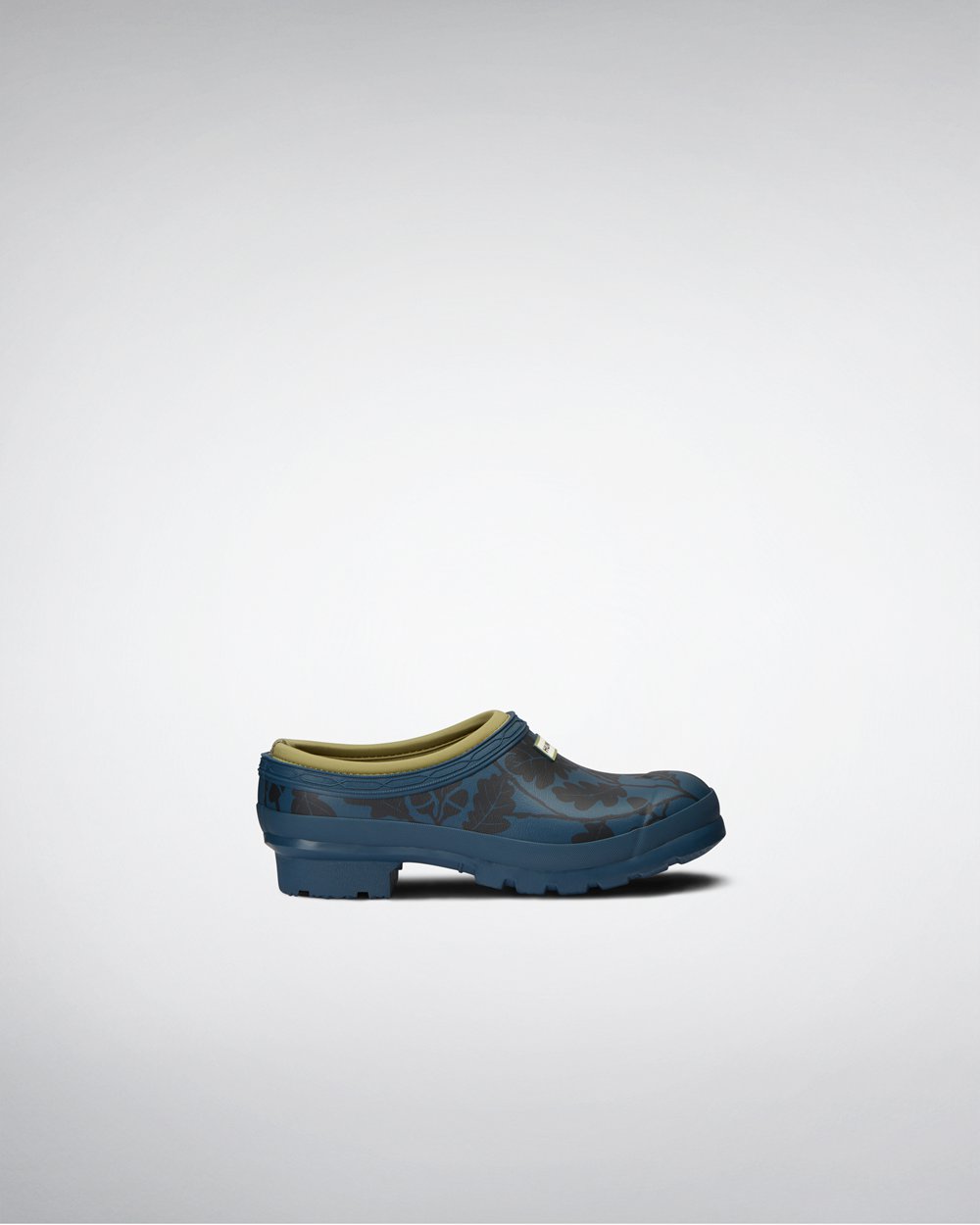 Tamancos Hunter Feminina Azuis - National Trust Print Gardener Clog - 62KSURXGW